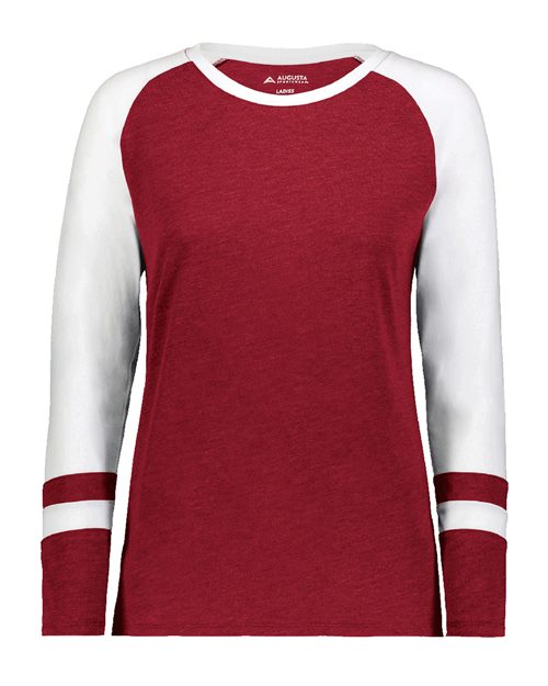 Augusta Sportswear Women's Triblend Fanatic 2.0 Long Sleeve T-Shirt - 2917