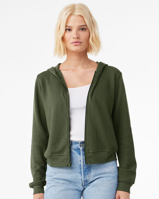 BELLA + CANVAS FWD Fashion Women's Sponge Fleece Full-Zip Hoodie - 7539