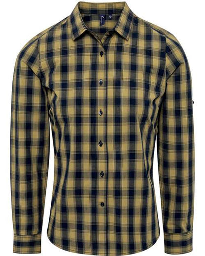 Women's Mulligan Check Cotton Dress Shirt