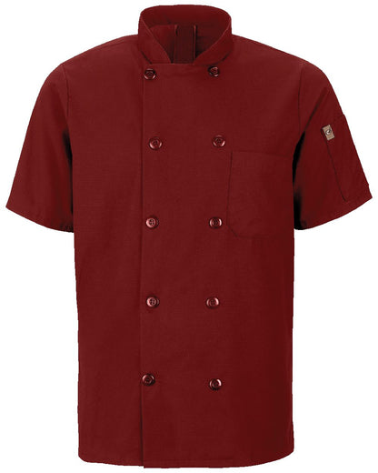 Chef Designs Mimix™ Short Sleeve Chef Coat with OilBlok - 046X