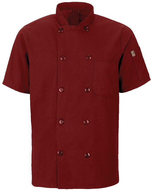 Chef Designs Mimix™ Short Sleeve Chef Coat with OilBlok - 046X
