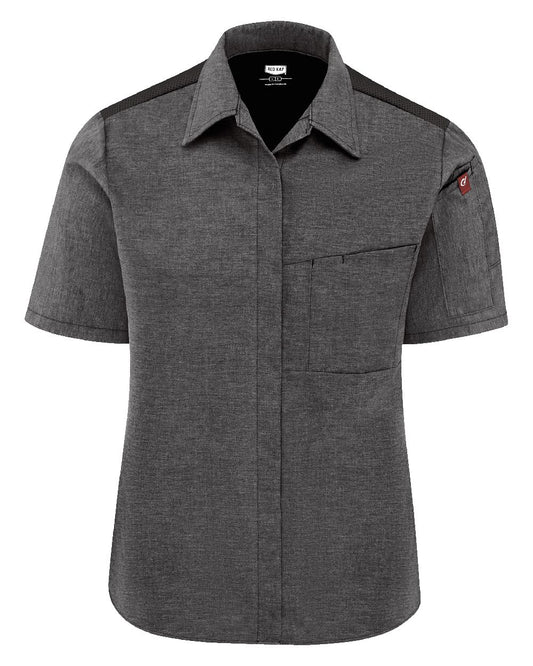 Chef Designs Women's Poplin Airflow Cook Shirt with OilBlok - 501W