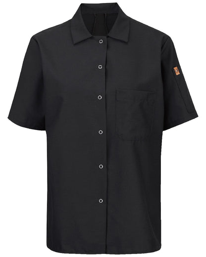 Chef Designs Women's Mimix™ Short Sleeve Cook Shirt with OilBlok - 501X