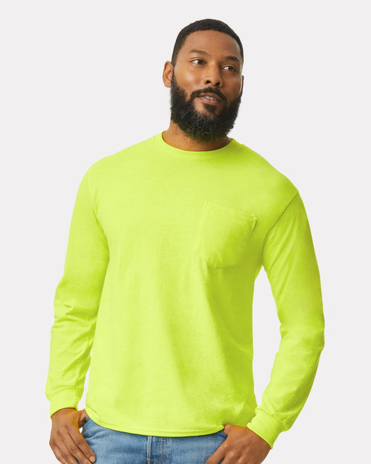 Gildan Ultra Cotton® Long Sleeve Pocket T-Shirt - 2410