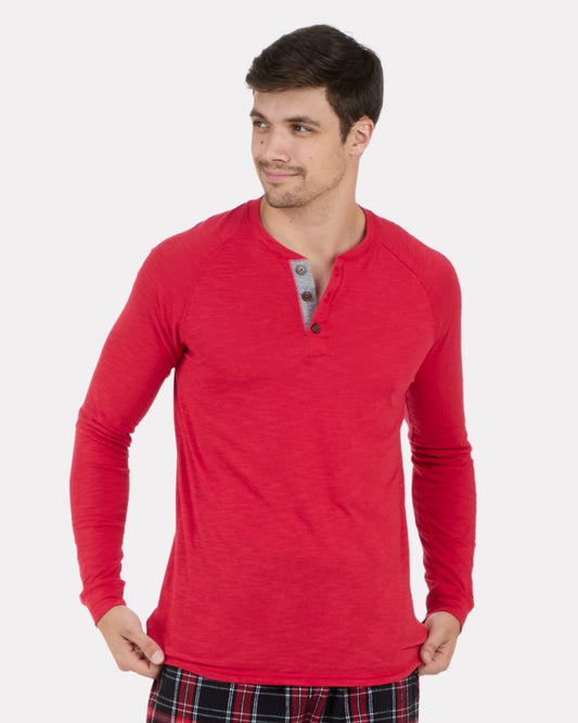 Boxercraft Henley Long Sleeve T-Shirt - BM3101