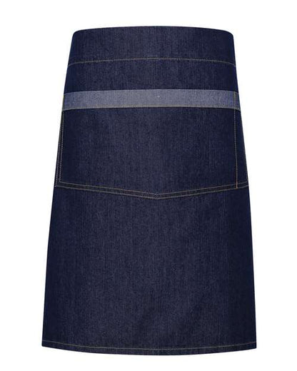 Domain Contrast Denim Waist Apron