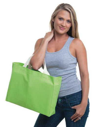 USA-Made Canvas Medium Gusset Tote Bag