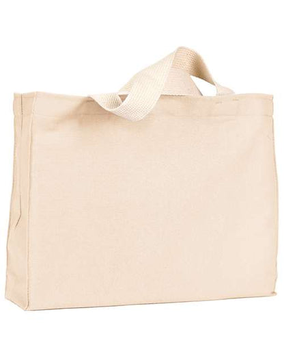 USA-Made Canvas Medium Gusset Tote Bag