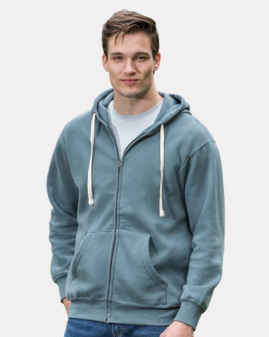 MV Sport Vintage Fleece Full-Zip Hooded Sweatshirt - 22132