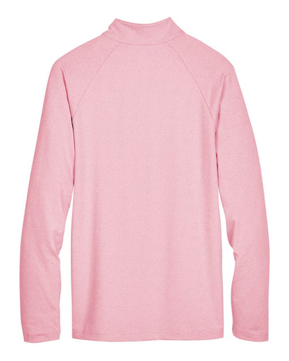 Devon & Jones Men's CrownLux Performance® Clubhouse Micro-Stripe Quarter-Zip Pullover - DG480