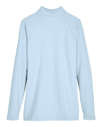 Devon & Jones Women's CrownLux Performance® Clubhouse Micro-Stripe Quarter-Zip Pullover - DG480W