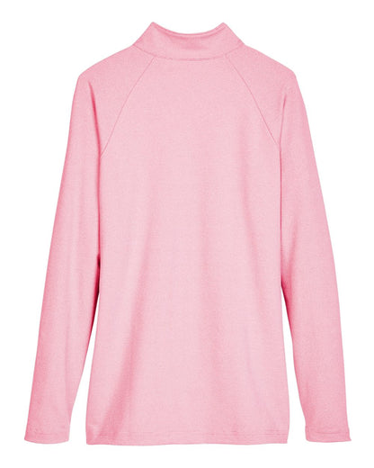 Devon & Jones Women's CrownLux Performance® Clubhouse Micro-Stripe Quarter-Zip Pullover - DG480W