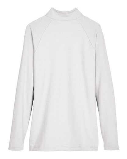 Devon & Jones Women's CrownLux Performance® Clubhouse Micro-Stripe Quarter-Zip Pullover - DG480W