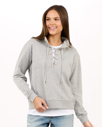 Boxercraft Women's Lace Up Pullover - BW5401