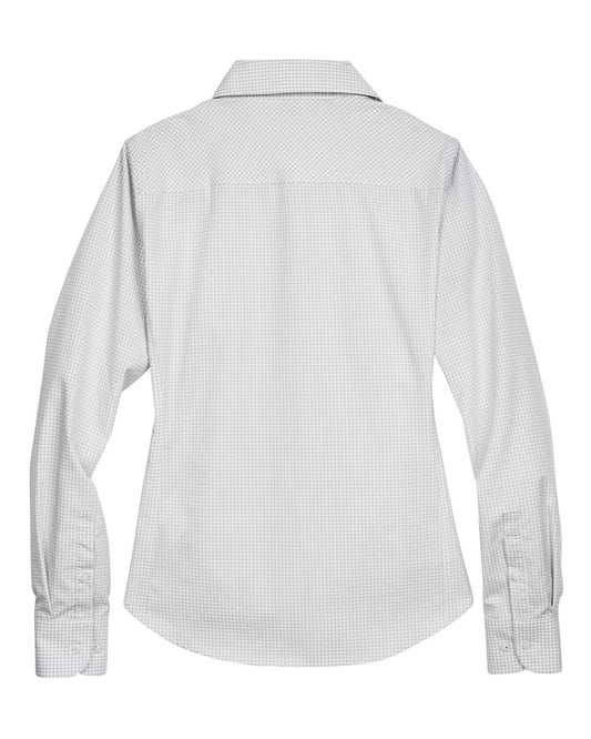Devon & Jones Women's Crown Collection® Gingham Check Woven Dress Shirt - D640W