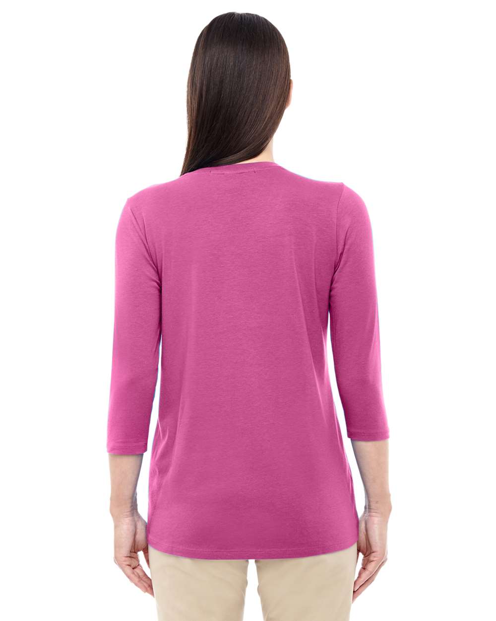 Devon & Jones Women's Perfect Fit™ Bracelet-Length V-Neck Top - DP184W