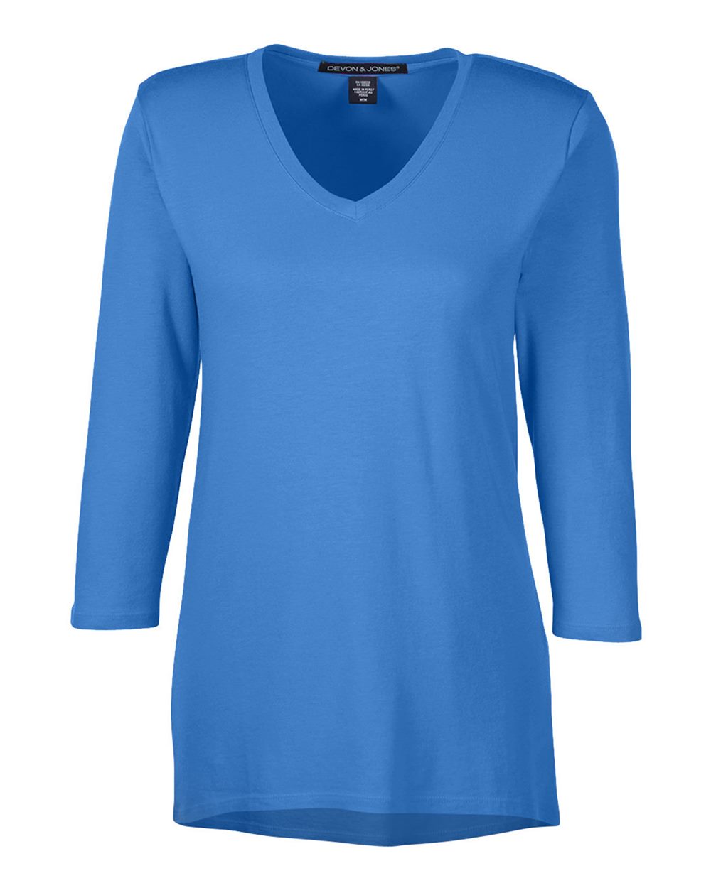 Devon & Jones Women's Perfect Fit™ Bracelet-Length V-Neck Top - DP184W