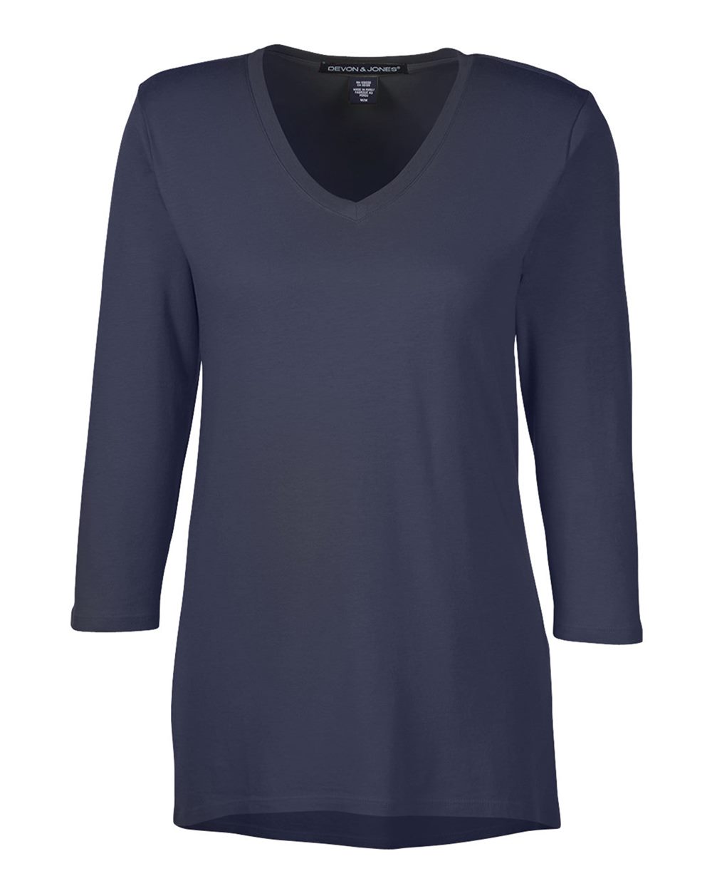Devon & Jones Women's Perfect Fit™ Bracelet-Length V-Neck Top - DP184W