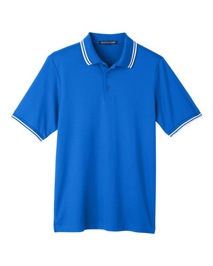 Men's CrownLux Performance® Plaited Tipped Polo
