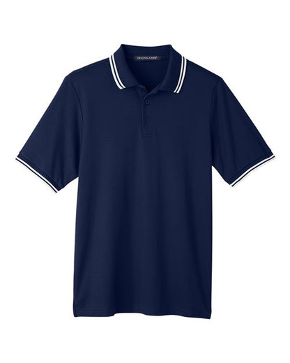 Men's CrownLux Performance® Plaited Tipped Polo