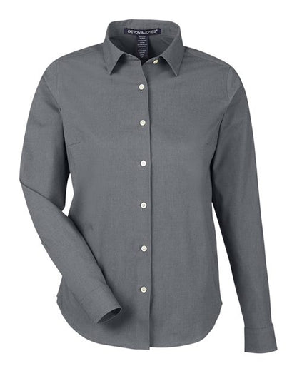 Women's CrownLux Performance® Spencer Poplin Dress Shirt