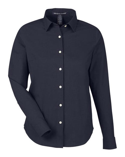 Women's CrownLux Performance® Spencer Poplin Dress Shirt