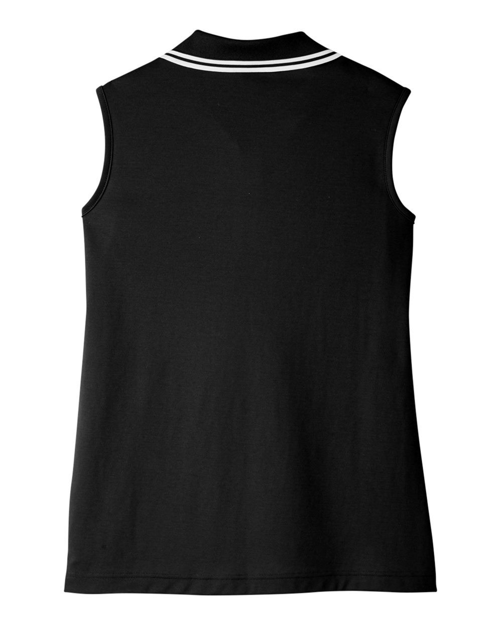Devon & Jones Women's CrownLux Performance® Plaited Tipped Sleeveless Polo - DG20SW