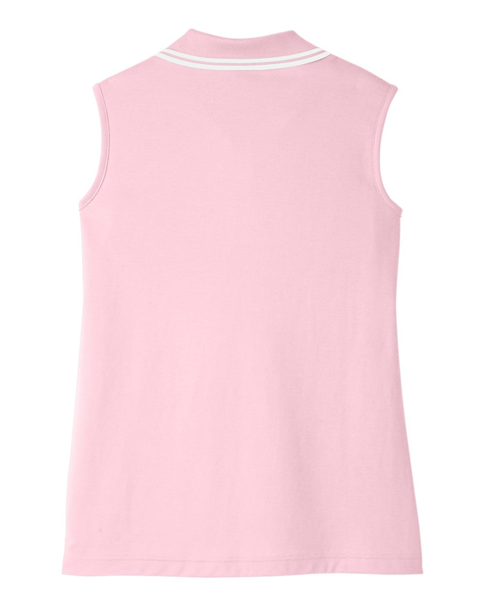 Devon & Jones Women's CrownLux Performance® Plaited Tipped Sleeveless Polo - DG20SW