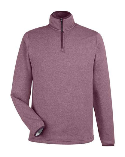 Men's Venture Heathered Stripe Quarter-Zip Pullover