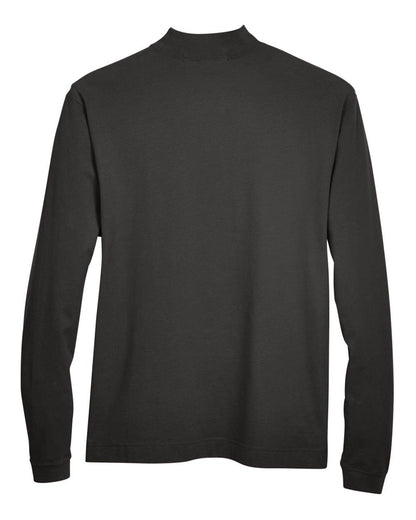 Devon & Jones Unisex Sueded Jersey Mock Neck T-Shirt - D420