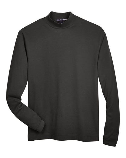 Unisex Sueded Jersey Mock Neck T-Shirt
