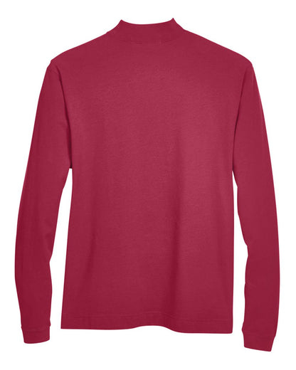 Devon & Jones Unisex Sueded Jersey Mock Neck T-Shirt - D420
