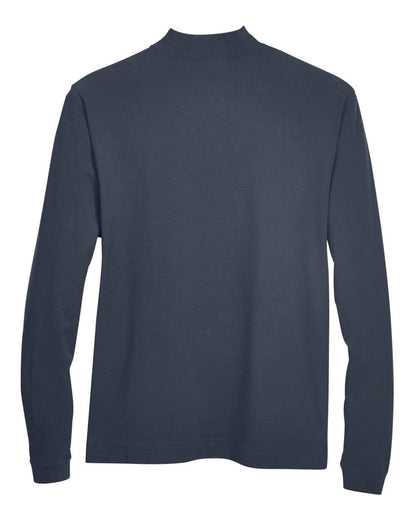 Devon & Jones Unisex Sueded Jersey Mock Neck T-Shirt - D420