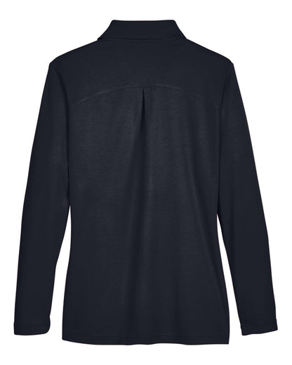 Devon & Jones Women's CrownLux Performance® Plaited Long Sleeve Polo - DG20LW