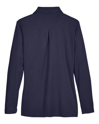 Devon & Jones Women's CrownLux Performance® Plaited Long Sleeve Polo - DG20LW