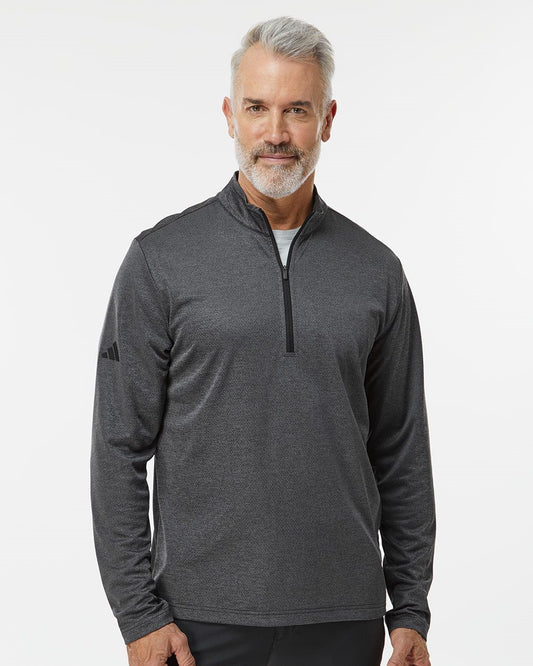 Adidas Space Dyed Quarter-Zip Pullover - A593