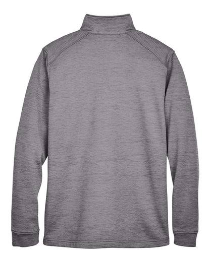 Devon & Jones Men's Newbury Mélange Fleece Quarter-Zip Pullover - DG798