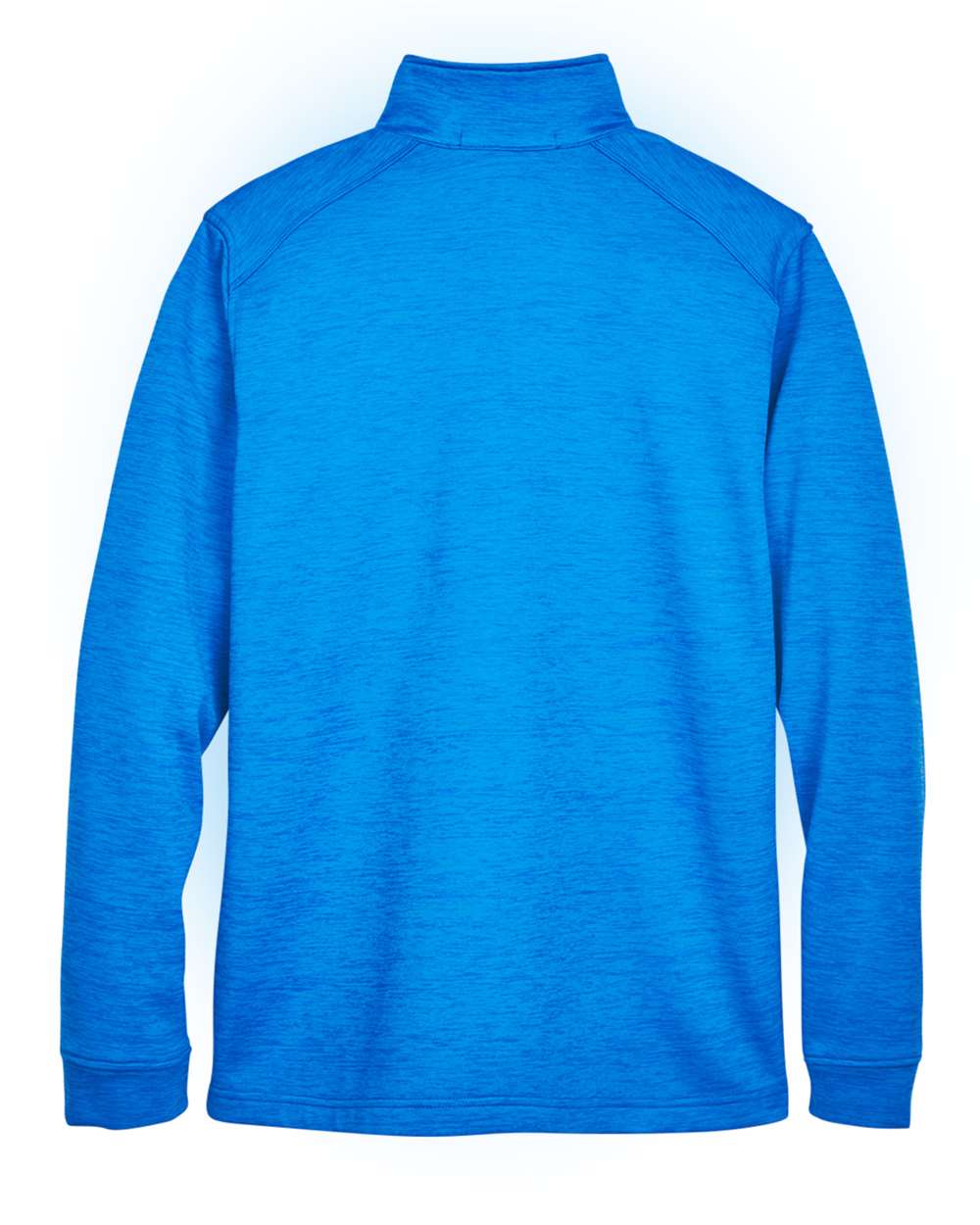 Devon & Jones Men's Newbury Mélange Fleece Quarter-Zip Pullover - DG798