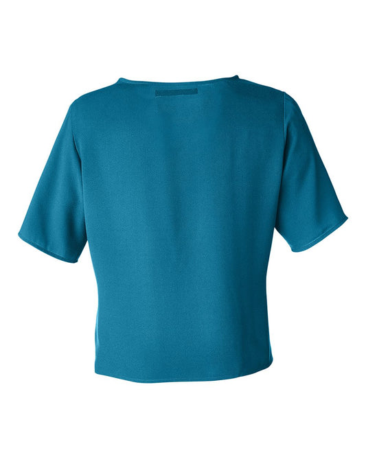 Devon & Jones Women's Perfect Fit™ Tie Front Blouse - DP617W