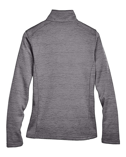 Devon & Jones Women's Newbury Mélange Fleece Quarter-Zip Pullover - DG798W