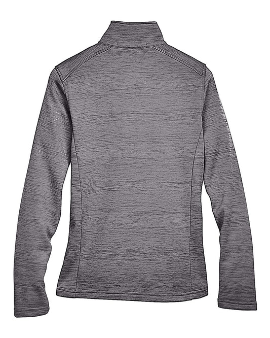 Devon & Jones Women's Newbury Mélange Fleece Quarter-Zip Pullover - DG798W
