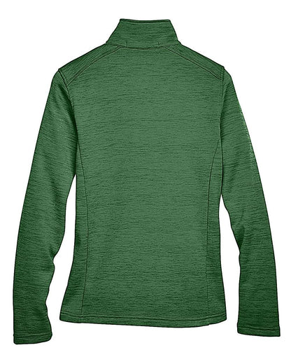 Devon & Jones Women's Newbury Mélange Fleece Quarter-Zip Pullover - DG798W