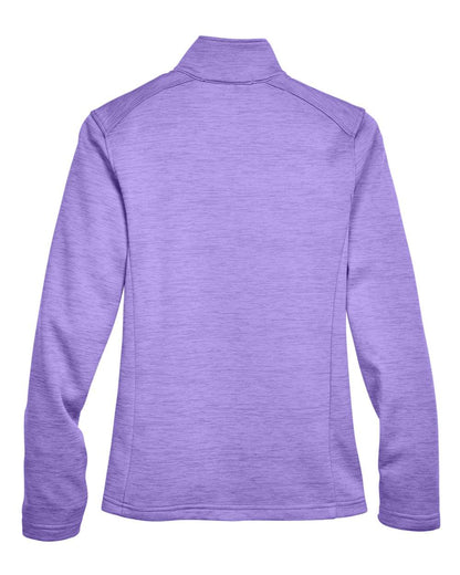 Devon & Jones Women's Newbury Mélange Fleece Quarter-Zip Pullover - DG798W