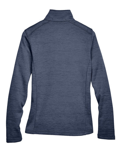 Devon & Jones Women's Newbury Mélange Fleece Quarter-Zip Pullover - DG798W
