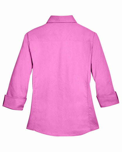 Devon & Jones Women's Perfect Fit™ Three-Quarter Sleeve Stretch Poplin Dress Shirt - DP625W