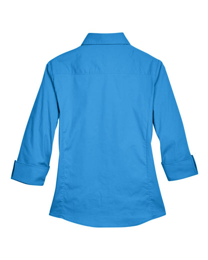Devon & Jones Women's Perfect Fit™ Three-Quarter Sleeve Stretch Poplin Dress Shirt - DP625W