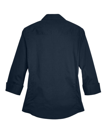 Devon & Jones Women's Perfect Fit™ Three-Quarter Sleeve Stretch Poplin Dress Shirt - DP625W