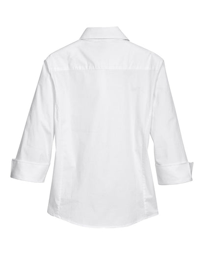 Devon & Jones Women's Perfect Fit™ Three-Quarter Sleeve Stretch Poplin Dress Shirt - DP625W