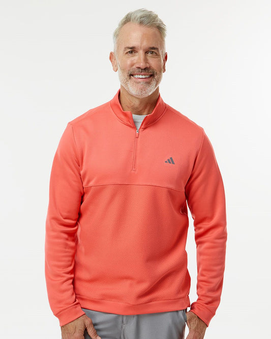 Adidas Ultimate365 Textured Quarter-Zip Pullover - A2001