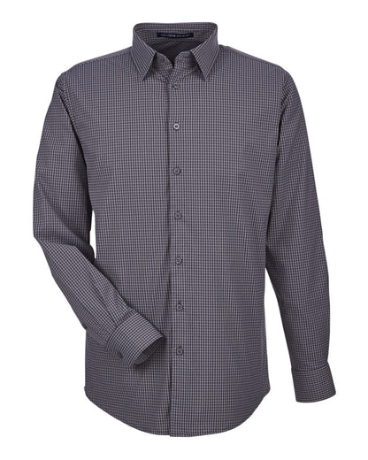 Devon & Jones Men's CrownLux Performance® Tonal Mini Check Woven Dress Shirt - DG535
